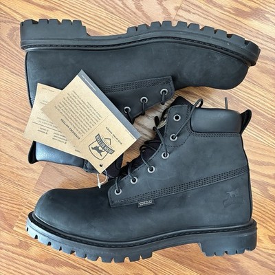 irish setter boots Black Leather Waterproof Mens Size 10 83671