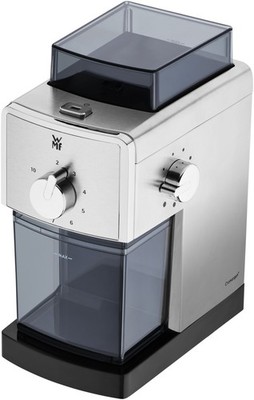 WMF 04.1707.0011 STELIO Kaffeemühle Cromargan  matt 110 Watt, Stahlmahlwerk