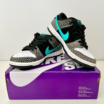 Nike SB Dunk Low Pro Atmos Elephant Sneakers Size EUR 42.5