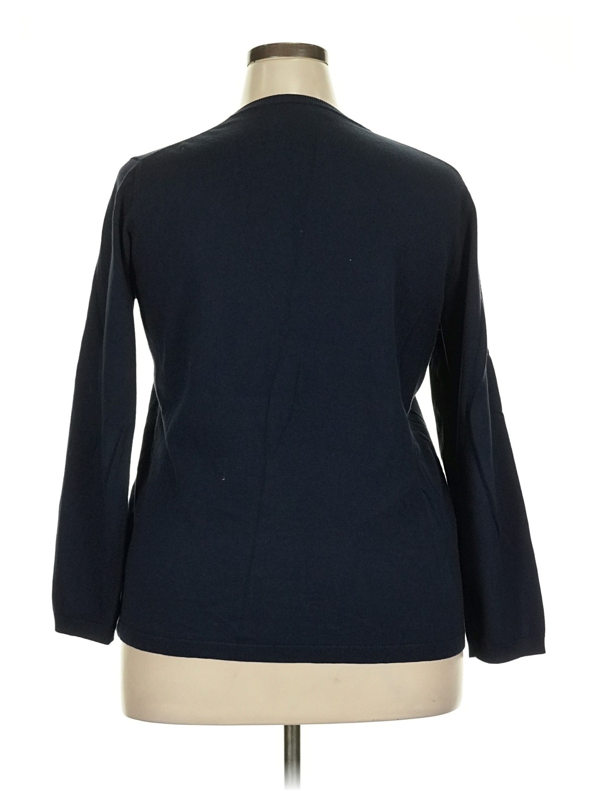 Tommy Hilfiger Women Black 3/4 Sleeve Top XXL thumbnail 2