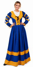 Medieval Renaissance Dress - Historical Landsknecht Cotton Gown  Chemise