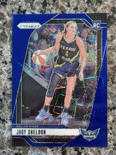 2024 Panini Prizm WNBA - Jacy Sheldon #4 Blue Velocity Prizm (RC)