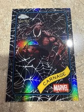 2025 Topps Chrome Marvel. Carnage Web Refractor /399