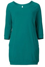 sheego Jersey -Kleid Gr. 48/50  🌺Smaragdgrün Shirtkleid NEU