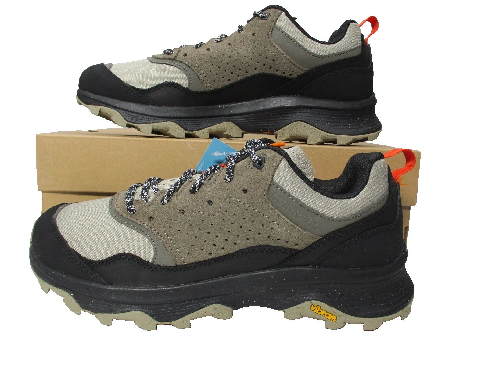 Merrell Speed Solo Black/Boulder Sneaker Shoes Trail Hiking Mens Sz 10 M
Opens in a new window or ta