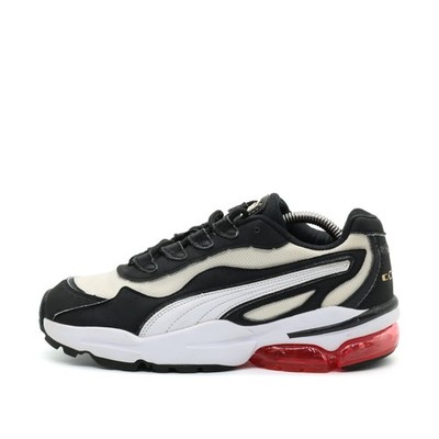 PUMA Damen Endura Sportschuh Schwarz/Weiß/Rot Mesh/Leder CELL Sneaker EU 38.5