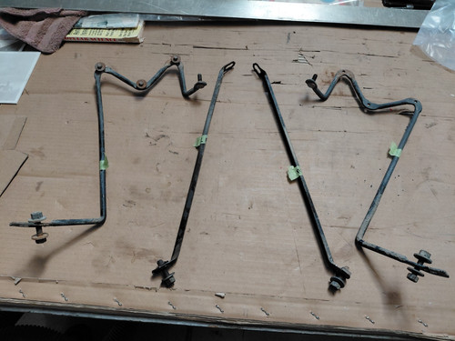 Ford Ranger 1993-11 Pickup Bed Side Braces, Brackets, Supports (splash shield)