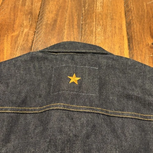 Brave Star Selvage Jacket Mens Large Blue Denim Ironside Selvedge USA Workwear image 15