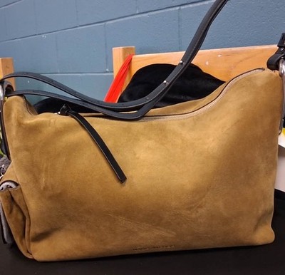 NEW! MARC JACOBS - Women Suede Scene Large Shoulder Bag