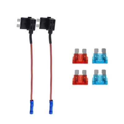 Ajouter Circuit Standard Fusible Robinet avec 10A 15A Lame Type Fusible Ensemble - Photo 1/4