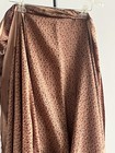 New 100% Silk Heavy Crepe Saree RITU KUMAR Style Taupe & Maroon Floral Paisley — photo 1