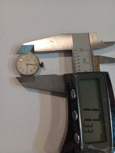 Vintage GIRARD PERREGAUX 17 Jewels 17.5mm Swiss Watch Movement PARTS REPAIR - Picture 6 of 7
