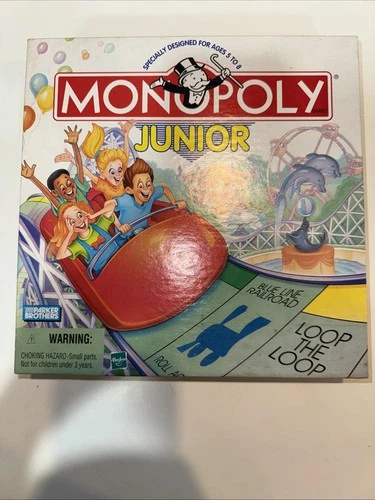 Parker Brothers Monopoly Junior 1999 Vintage Board Game. Collectors Grade Set