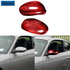 Red Carbon Fiber Rearview Mirror Cover For Porsche 911 996 Boxster 986 1997-05 Red Carbon Fiber Rearview Mirror Cover For Porsche 911 996 Boxster 986 1997-05