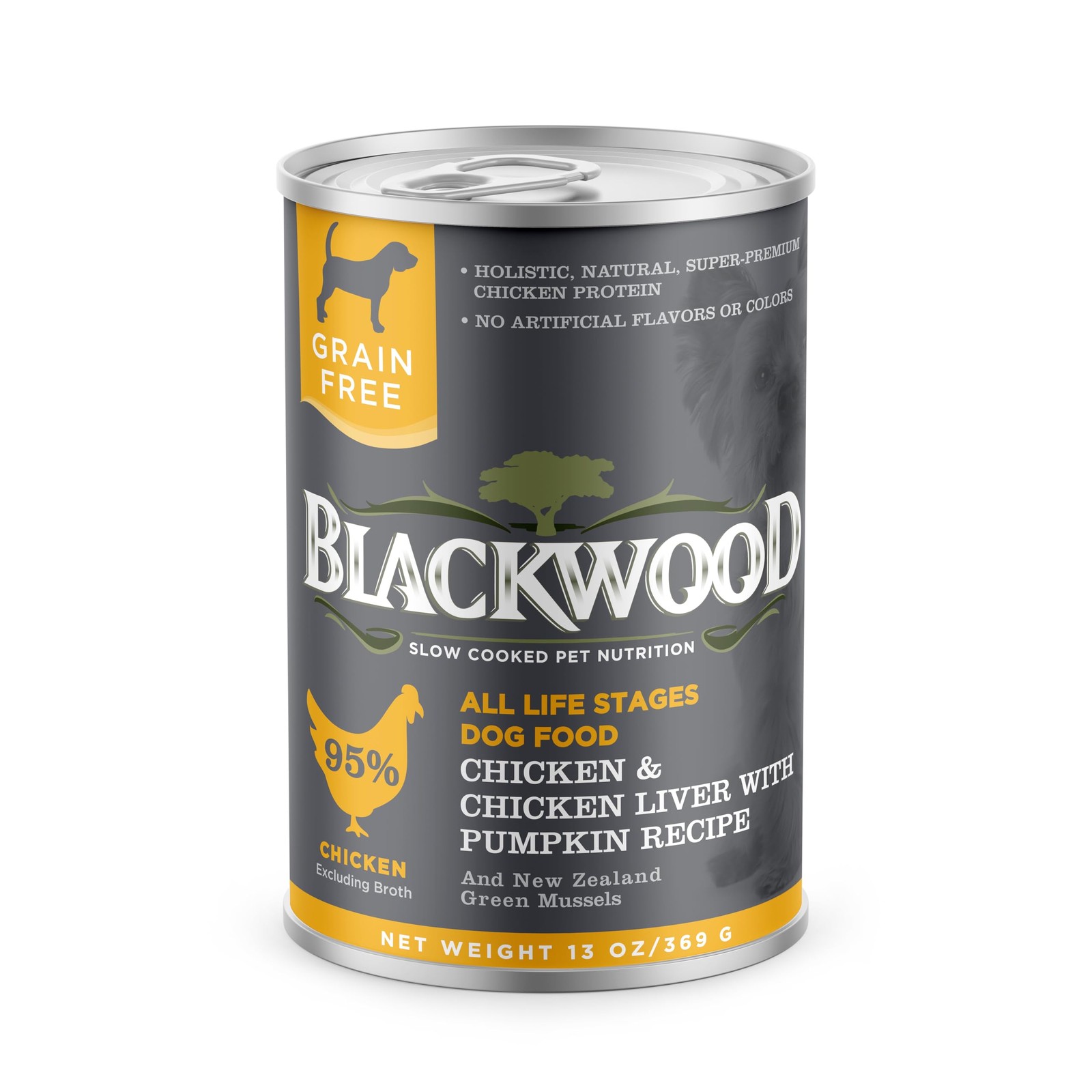 Blackwood Wet Dog Food, Chicken & Chicken Liver with Pumpkin, 13 Ounce Can (Pack