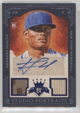 2015 Panini Diamond Kings Blue Framed 12/25 Dilson Herrera #4 Auto 0bm