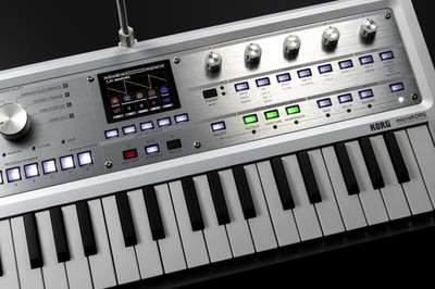 KORG micro KORG2 MK-2 MWH Metallic White SYNTHESIZER/VOCODER 37-Keys with Case