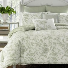 King Size Bonus Comforter Set Reversible Cotton Bedding Matching Shams Pillows
