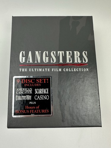 Gangsters The Ultimate Film Collection 9 DVD Box Set, Scarface, Casino & 2 more - Afbeelding 1 van 6