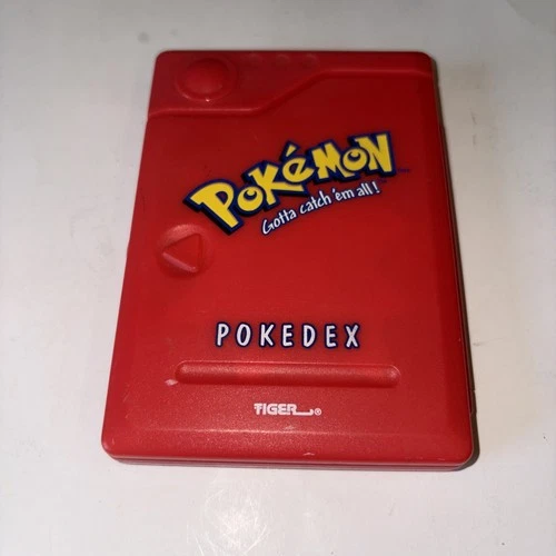 Pokemon Pokedex Handheld Toy Vintage 1998 Tiger Electronics, Tested Working