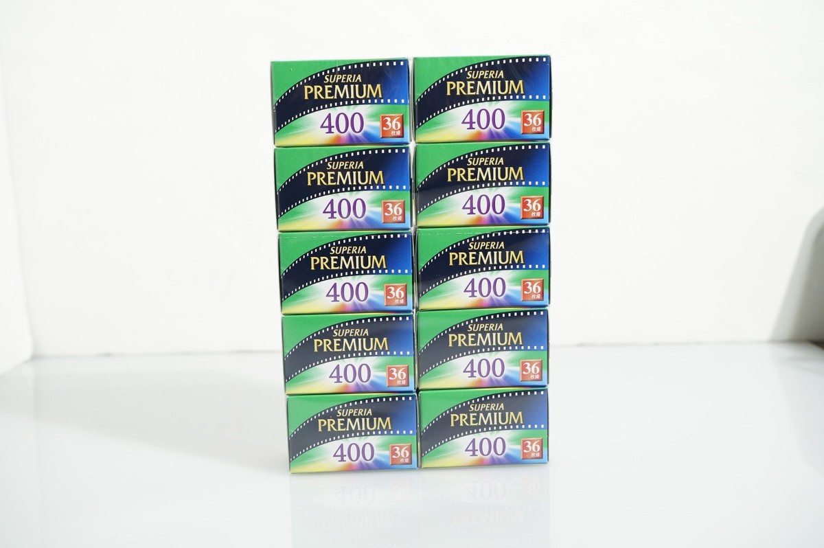 Fujifilm Superia Premium 400 36exp 35mm Color Film 10 Rolls Expire