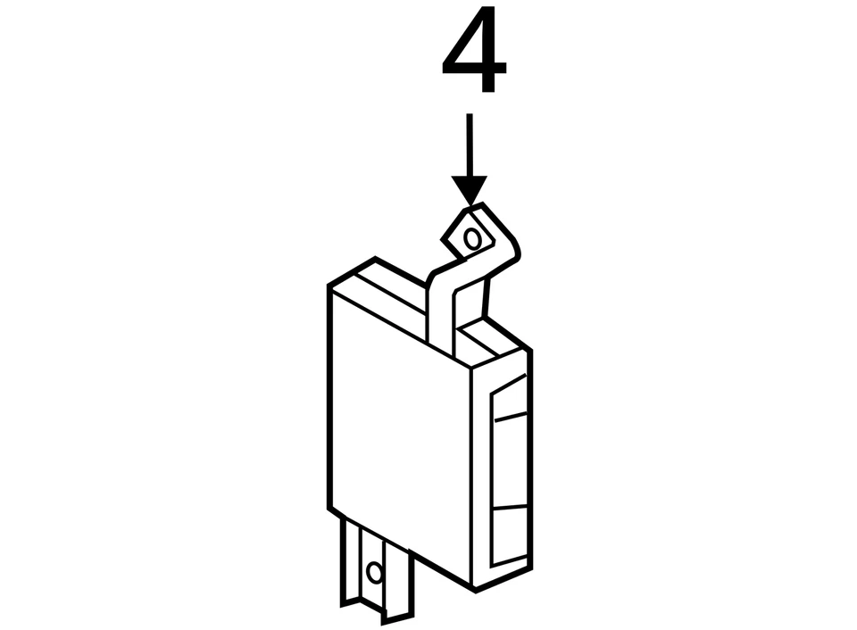 TOYOTA CAMRY HYBRID 2.5 AC HEATER TEMPRATURE AMPLIFIER CONTROL MODULE 886500R125 - Image 4 of 4
