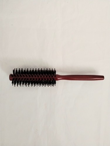 Cepillo de pelo redondo de cerdas naturales con mango de madera pequeño NUEVO - Imagen 9 de 15
