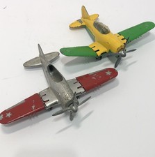 Hubley Kiddie Toy Airplane Set Of 2