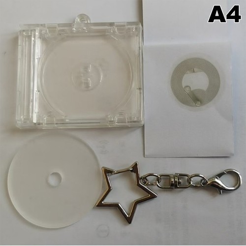 Blank Album Mini CD Case Keychain CD Player Keyring For DIY Backpack Pendant* - Picture 11 of 19