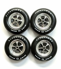Rally Wheels Firestone Wide Oval Tires 118 Welly Motormax Maisto