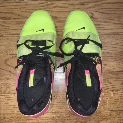 *RARE* Nike Romaleos 2 Unlimited Volt/Pink Size 10.5 Nike Romaleos 2: Volt vs. unlimited : r/weightlifting main image 4