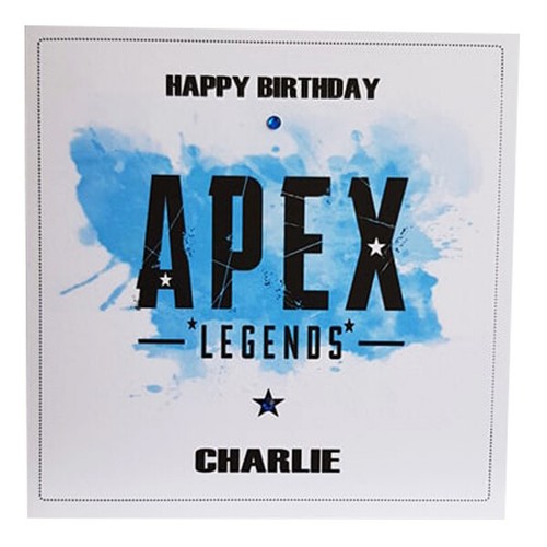 PERSONALISED APEX LEGENDS BIRTHDAY CARD Name Computer Gaming PC PS4 XBox Child's - Picture 1 of 7