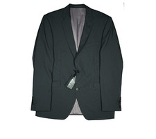IT'S men's sport coat blazer jacket business stretch suit 106 black striped New