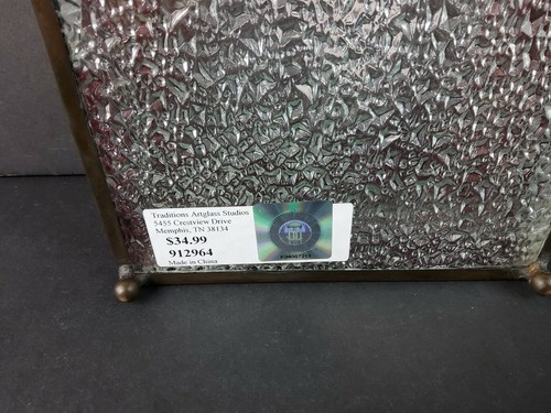 Alabama Crimson Tide Traditions Art Glass Tiffany Style Container Dish 6" Decor - Picture 8 of 12