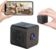 Mini Camera Wifi Home Security Cam Full HD 1080P Night Vision Audio Video