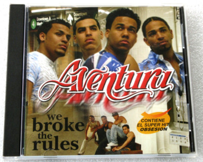 GRUPO AVENTURA / WE BROKE THE RULES CD 2002 PREMIUM LATIN MERENGUE BACHATA OOP