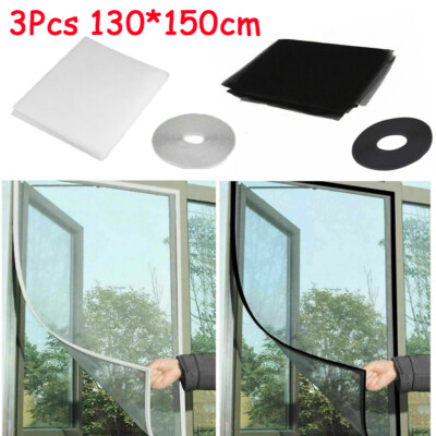 White Home Window Screen Mesh Net Insect Fly Bug Mosquito Moth Door Netting F