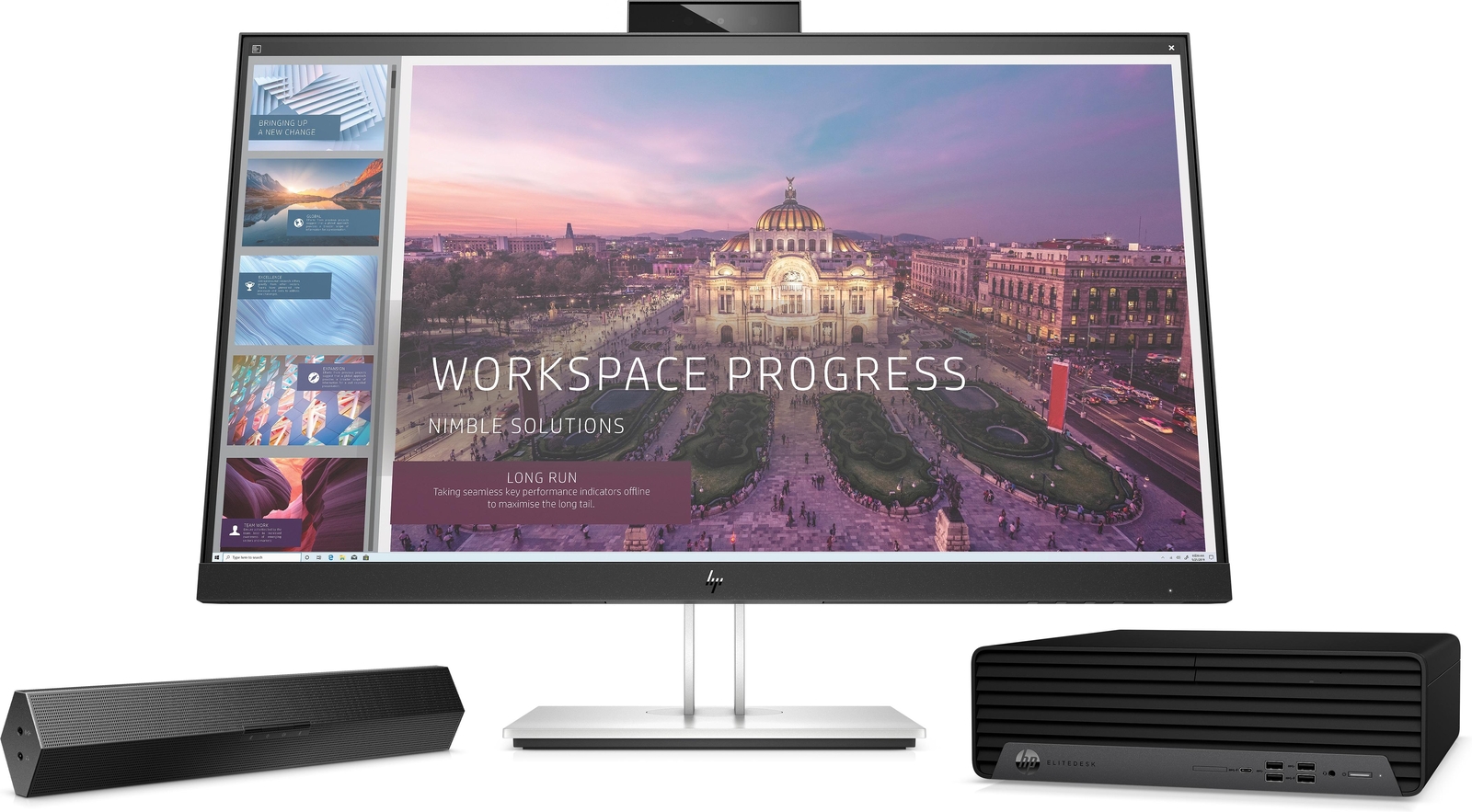 Soundbar Monitor HP S101 5UU40AA Nero | Altoparlanti USB Stereo per HP
