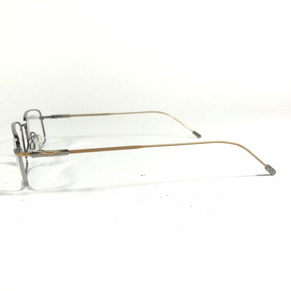 Longines by Metzler MOD 4356 023 Eyeglasses Frames Silver Gold 50-19 ...