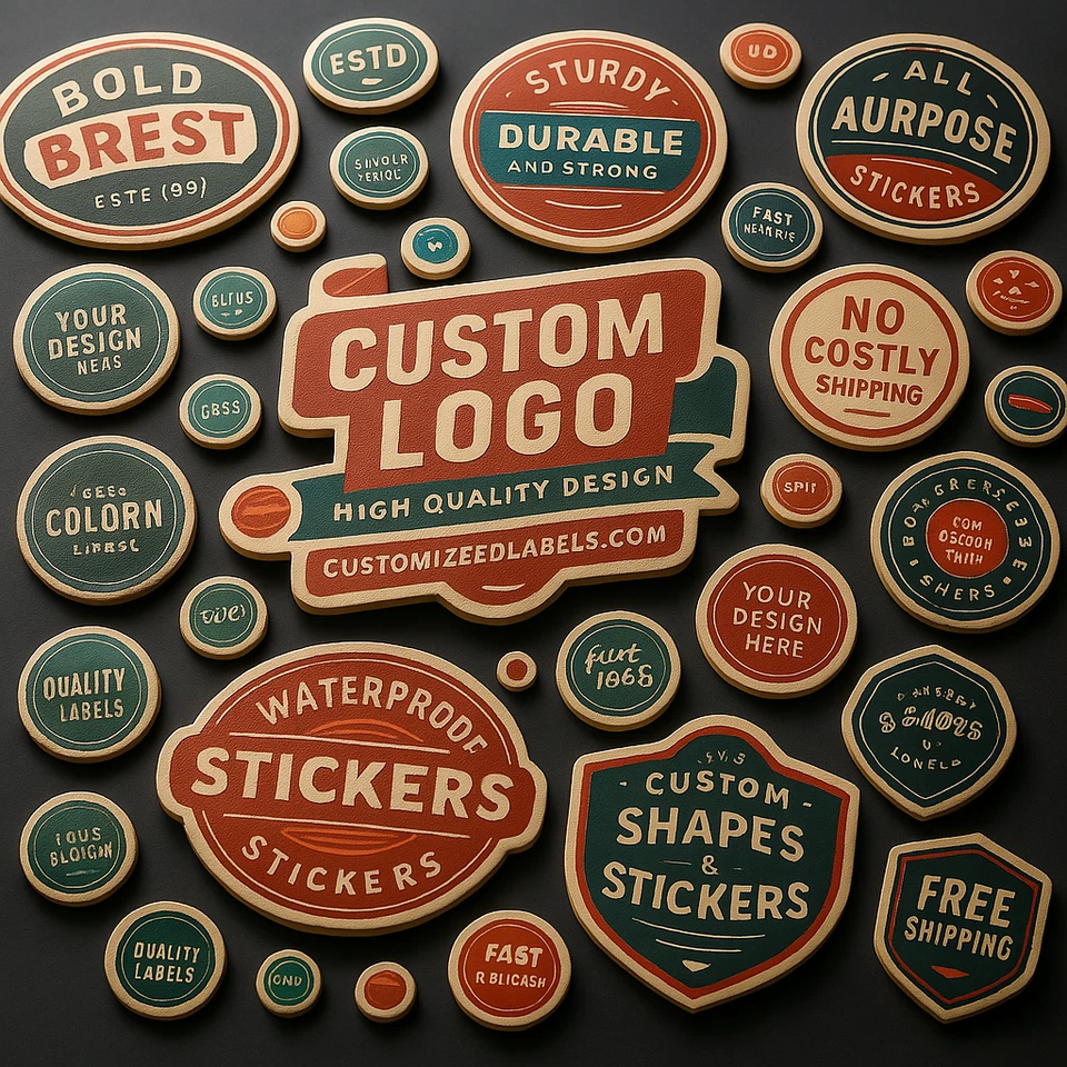 Custom stickers Bulk | Die Cut Product Labels | Business Logo Stickers | Decals - Image 2 of 4