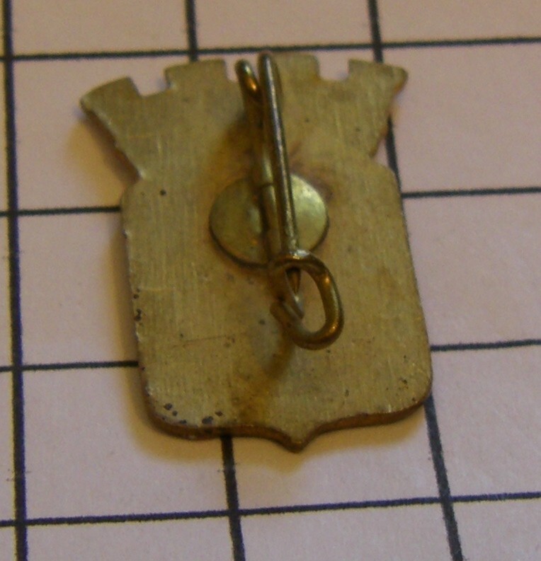 Broche Ancienne En émail – Blason Bretagne Armoiries, Occasion Vintage