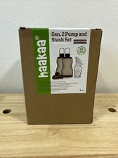 HAAKAA GEN 2 BREAST PUMP AND STORAGE BAGS NURSING BREASTFEEDING SET NEW SEALED
