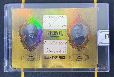 2024 ETERNAL CUTS DUAL RELIC 05/10 Albert Einstein Nikola Tesla | eBay