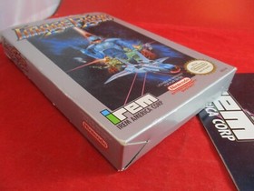 Image Fight (Nintendo NES, 1990) COMPLETE w/ Box manual game poster WORKS!