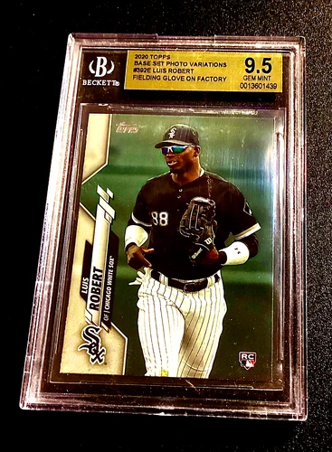 Luis Robert Rookie 2020 Topps Variation BGS Gem Mint 10 RC Prospect #P12 Chicago