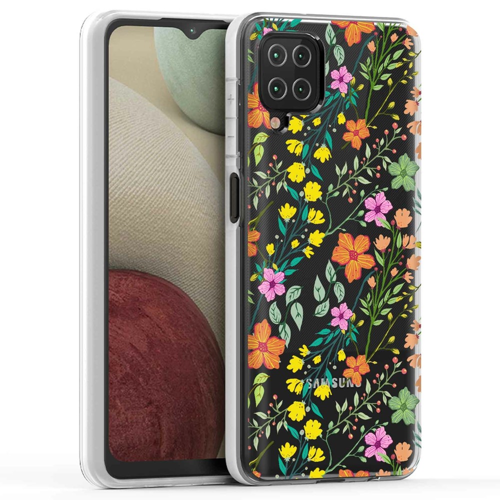 Phone Case Cover for Samsung Galaxy A12,Flower 20 Print, USA