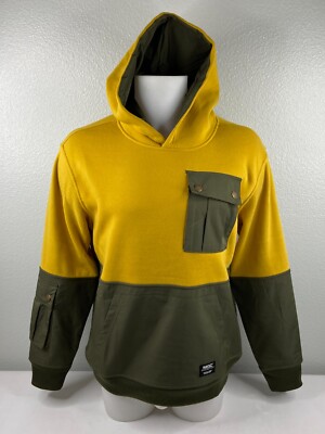 WESC Unisex Utility Color Block Fleece Hoodie Jacket Men M Women L