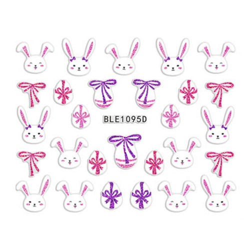 10 Pcs 3d Nail Art Stickers Child Paste Kids Manicure - Picture 9 of 12