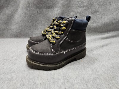 Carters Boys Girls Unisex Trail Hiking Boot Brown Toddler Size M