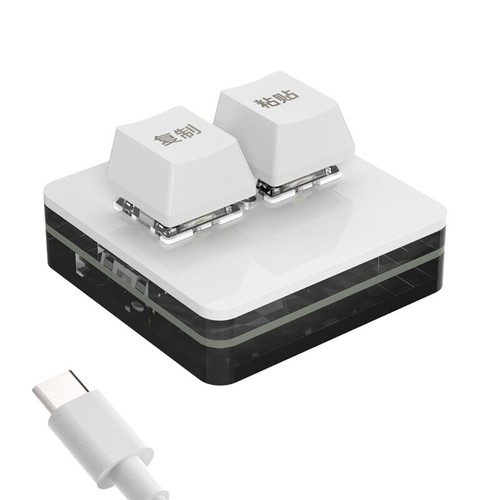 Customizable 2Key Mechanical Keypad with USB C Backlights for Gaming and - Picture 10 of 14